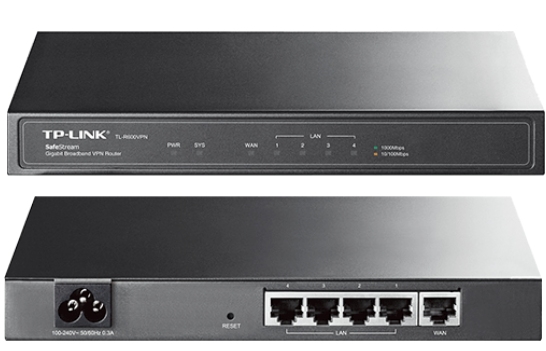 TLR600VPN : Routeur SafeStream Giga 1 à 4 Wan + 16 VPN