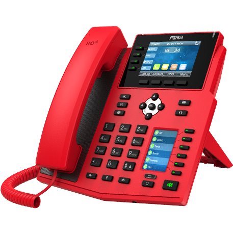   Téléphones SIP   Tlphone SIP X5U PoE spcial Red X5U-RED V2